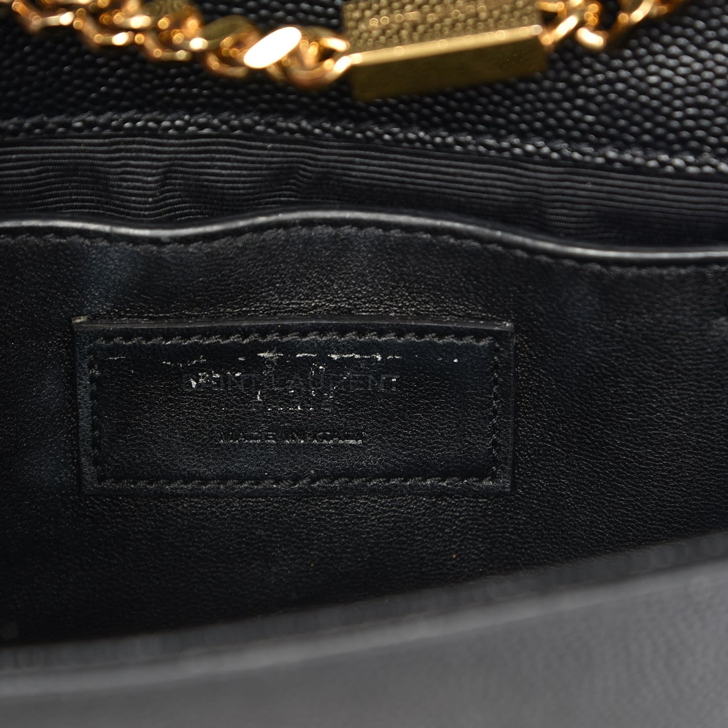 Grain De Poudre Small Monogram Kate Satchel Black