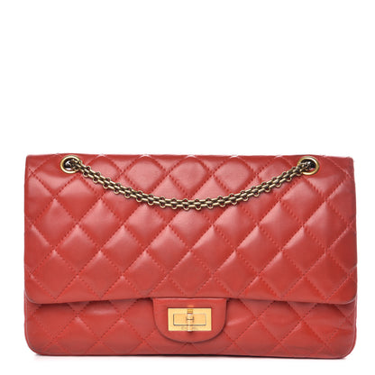 Chanel Aged Calfskin Quilted 2.55 Reissue 227 Flap Red 1 of 20