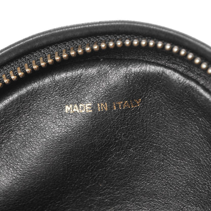 Chanel Lambskin Quilted Round Tassel Crossbody Bag Black 6 of 9