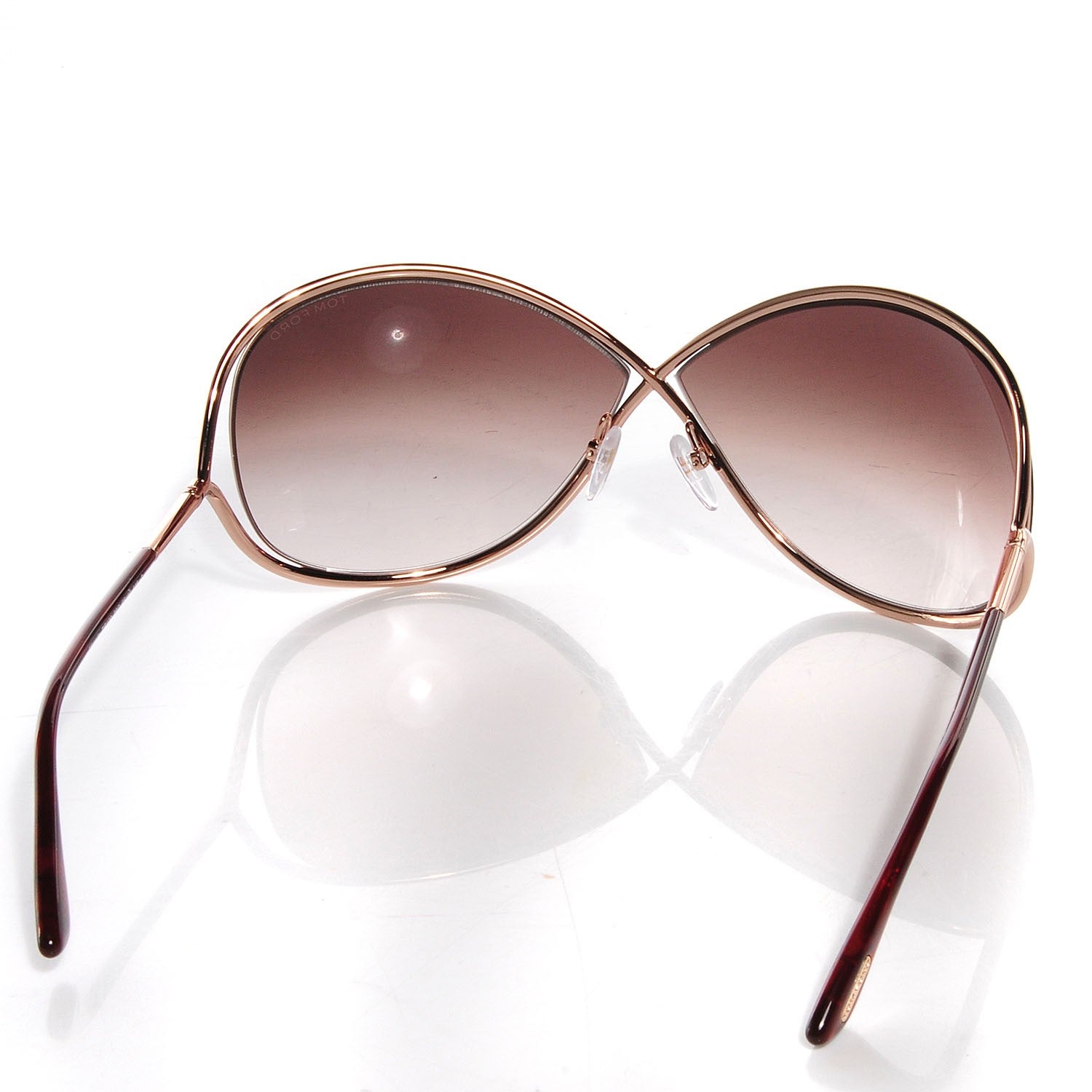 Tom Ford Miranda Crossover Sunglasses TF130 Rose Gold 2 of 4