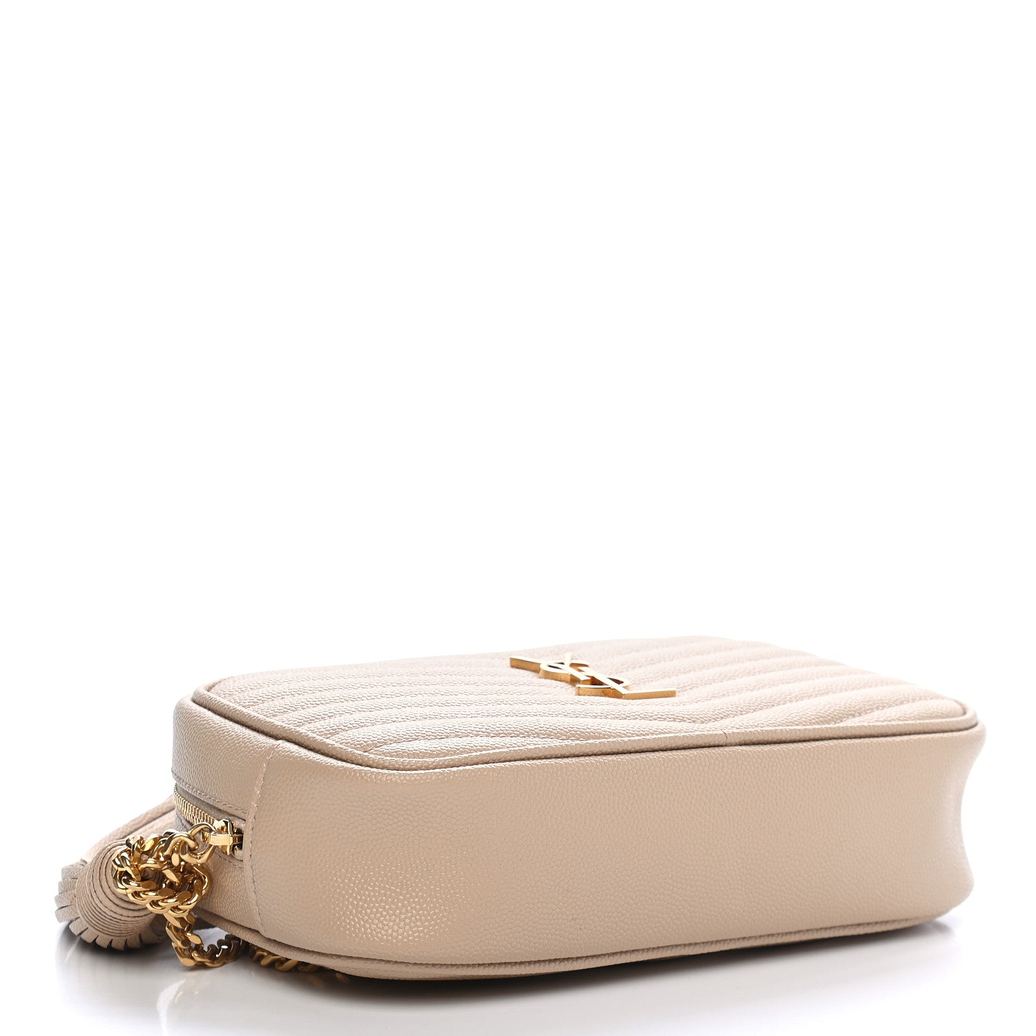 Saint Laurent Grain De Poudre Matelasse Monogram Mini Lou Camera Bag New Powder 4 of 9