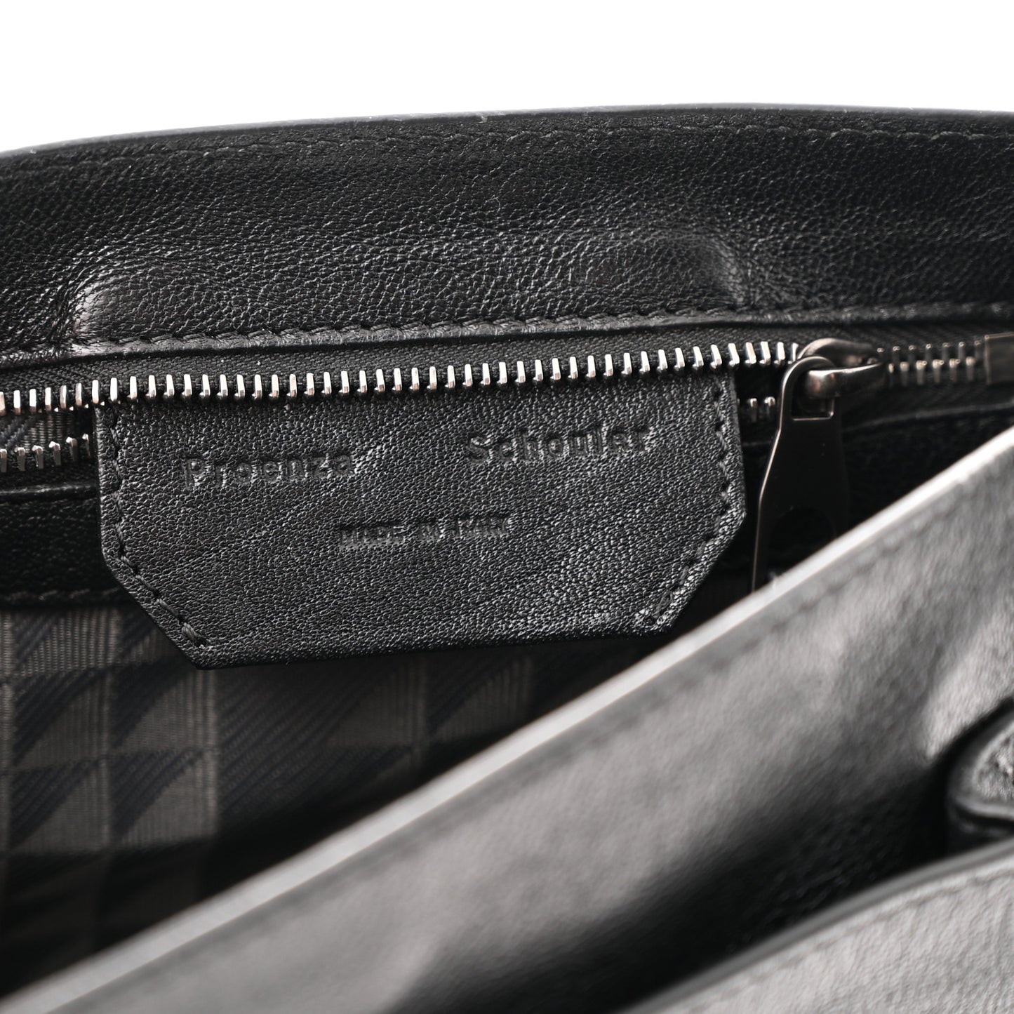 Lambskin PS1 Pouch Messenger Black