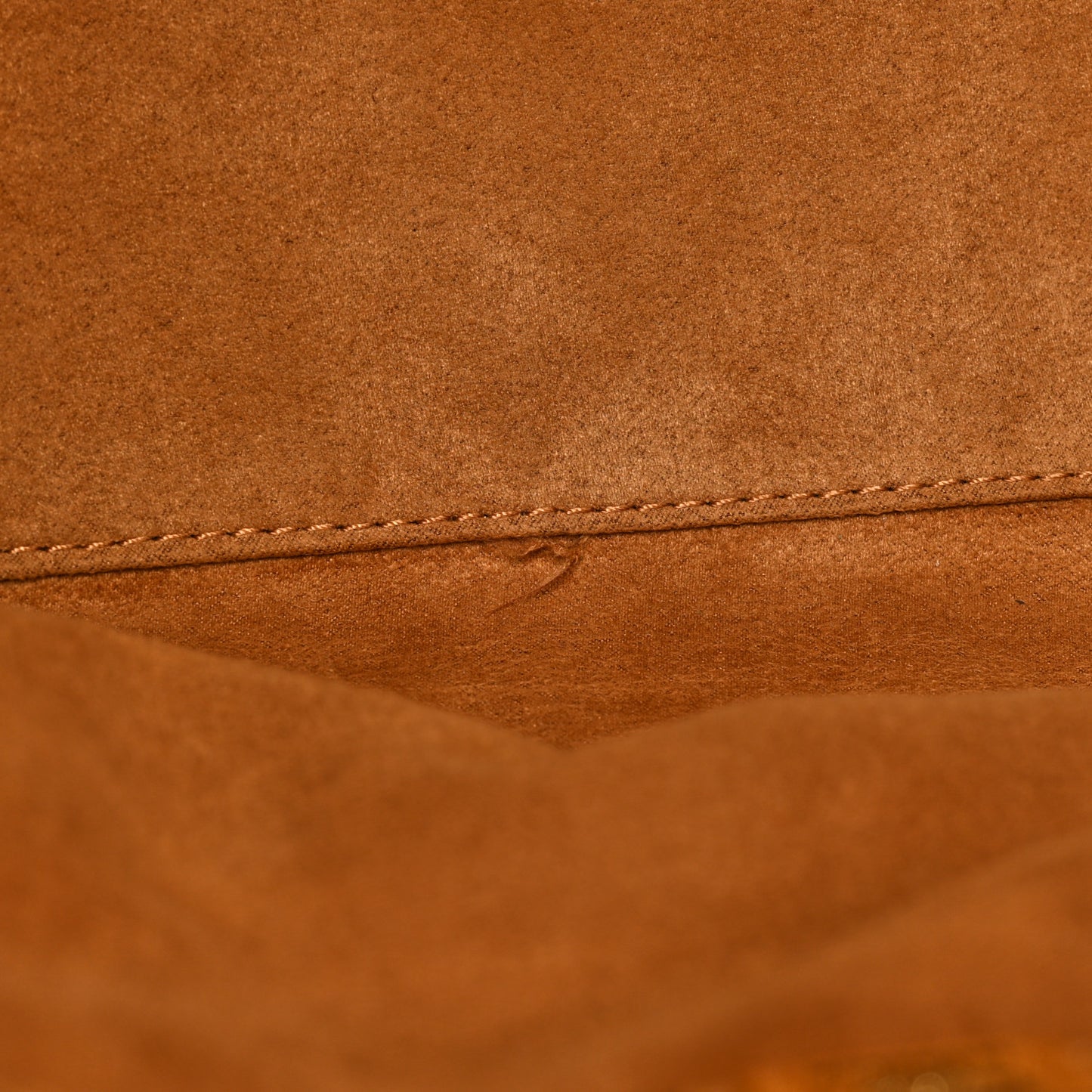 Visetos Studded Boston Satchel Cognac