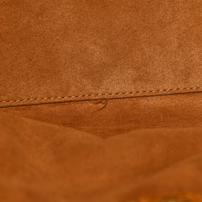 MCM Visetos Studded Boston Satchel Cognac 10 of 14