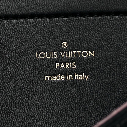 Louis Vuitton Lambskin Embossed Monogram Pochette Coussin Black 5 of 8