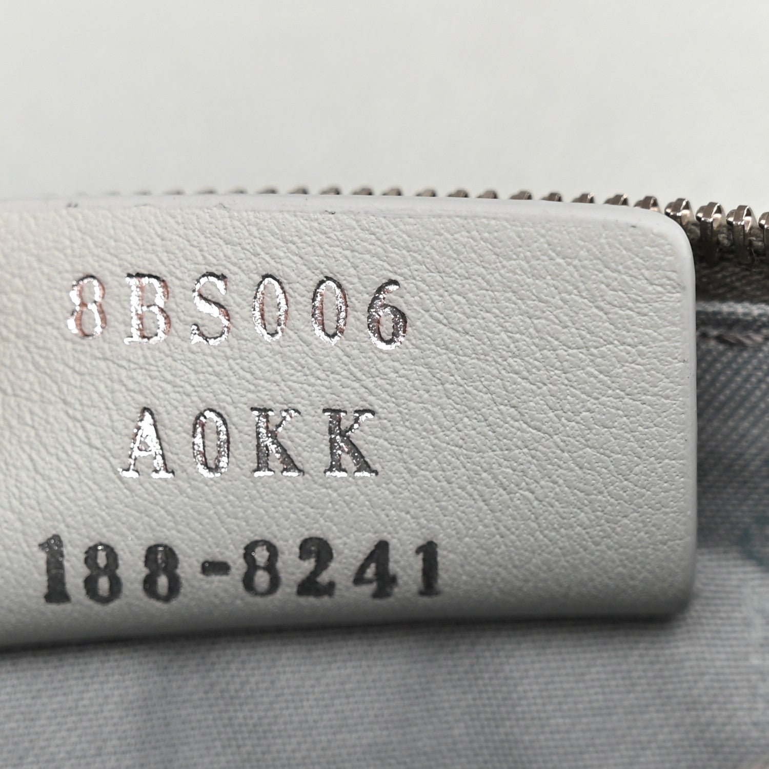 Fendi Vitello Cruise F is Fendi Medium Envelope Wallet on Chain Grigio Perla 7 of 10