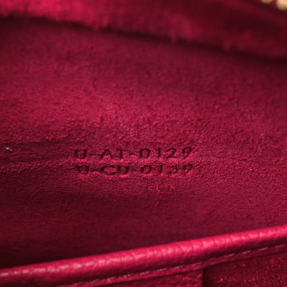 Celine Drummed Calfskin Nano Luggage Fuchsia 6 of 9