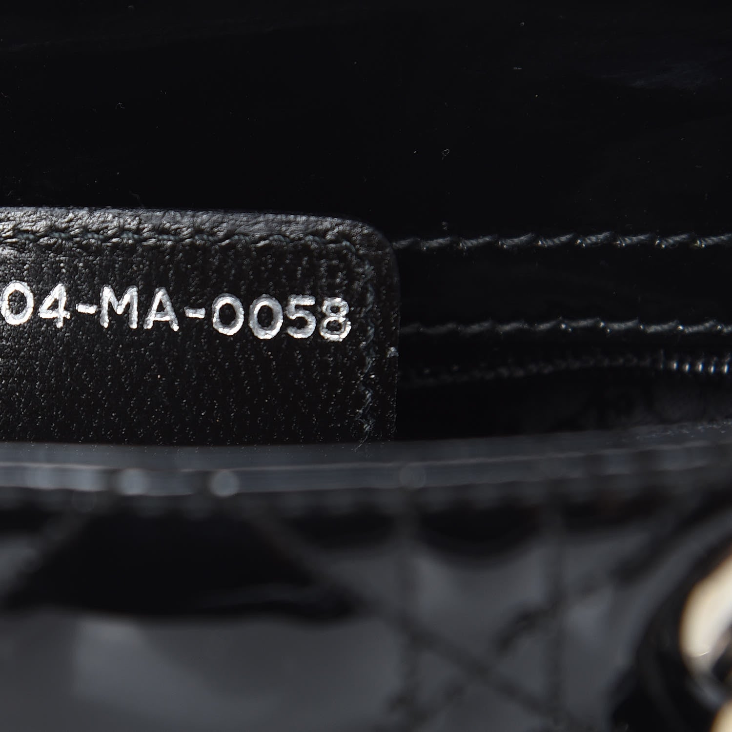 Christian Dior Patent Cannage Mini Lady Dior Black 7 of 9