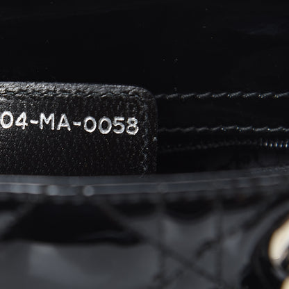 Christian Dior Patent Cannage Mini Lady Dior Black 7 of 9