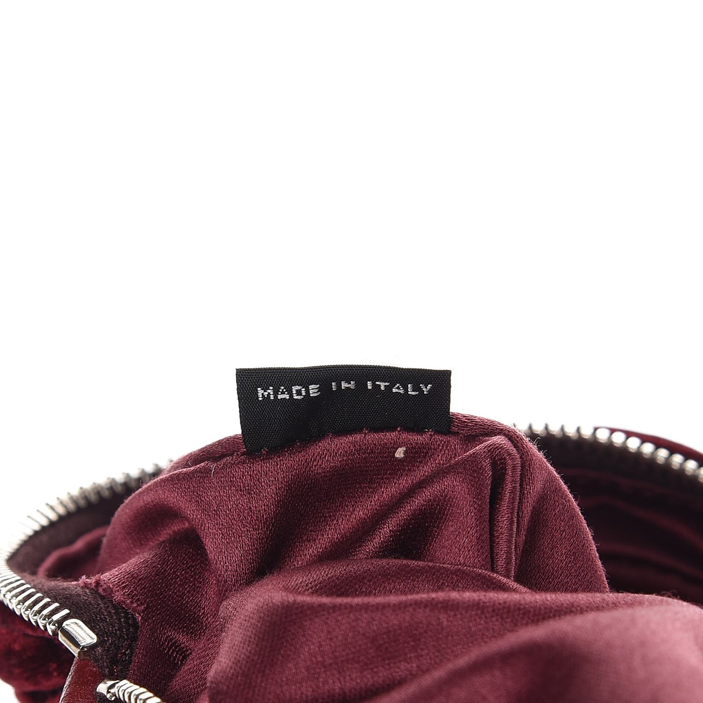 Velluto Matelasse Mini Backpack Bordeaux