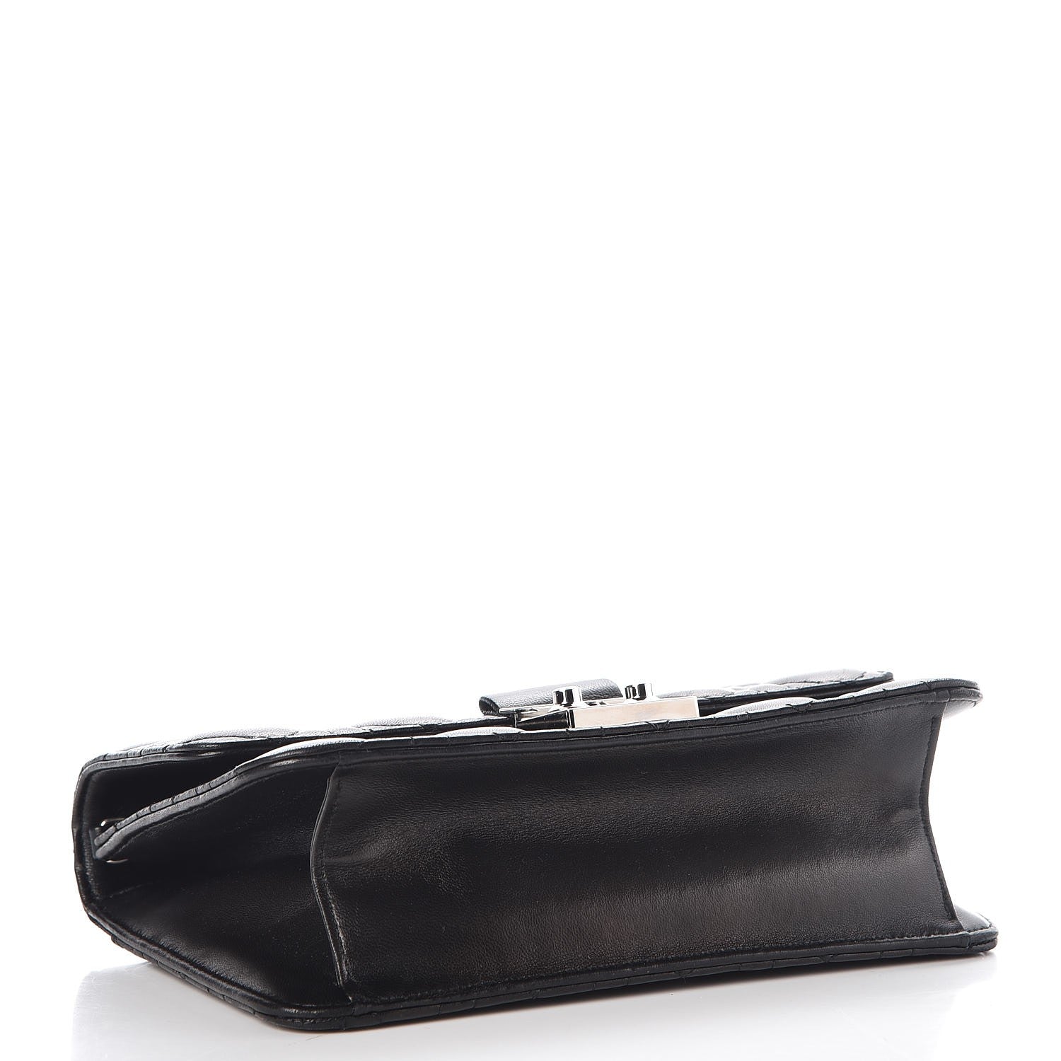 Christian Dior Lambskin Cannage Miss Dior Promenade Pouch Black 4 of 8