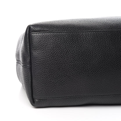 Gucci Pebbled Calfskin Medium Soho Chain Shoulder Bag Black 8 of 10