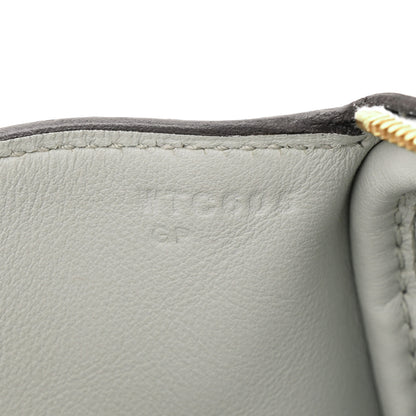Hermes Taurillon Clemence Mini Lindy 20 Bleu Pale 7 of 11