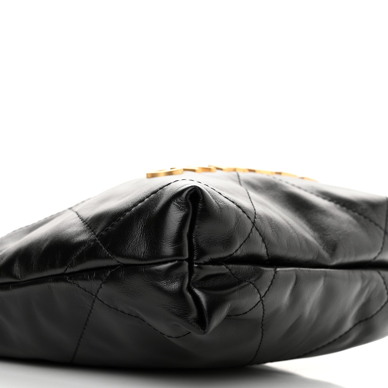 Chanel Shiny Calfskin Quilted Mini Chanel 22 Black 9 of 11