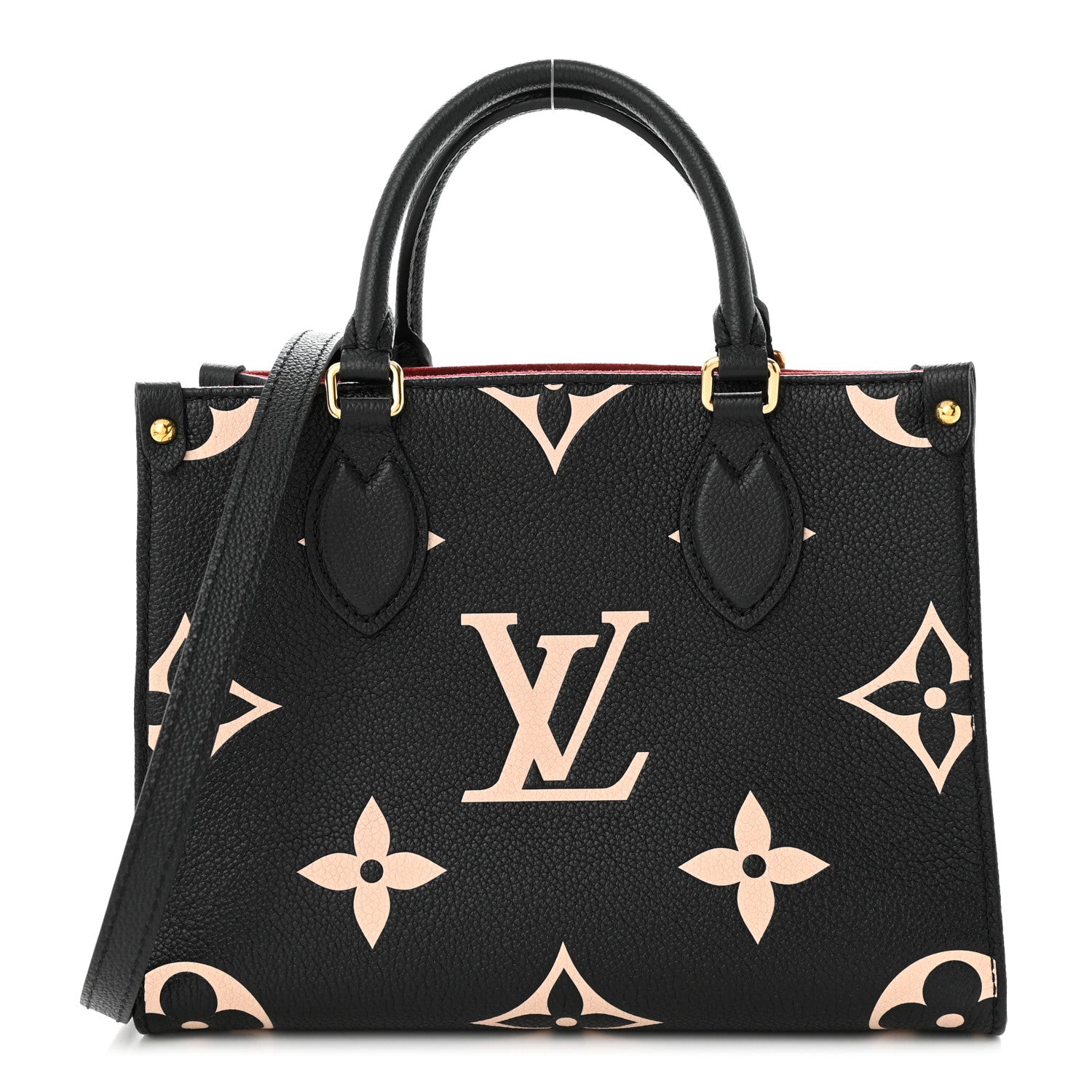 Louis Vuitton Empreinte Monogram Giant Onthego PM Black Beige 1 of 10