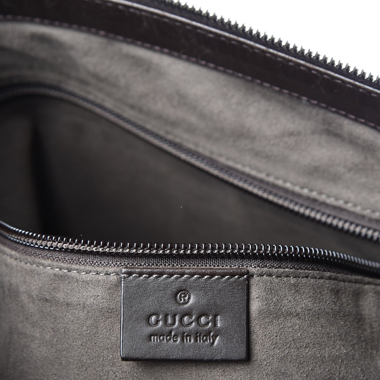 GG Supreme Monogram Medium Flat Messenger Bag Beige Brown