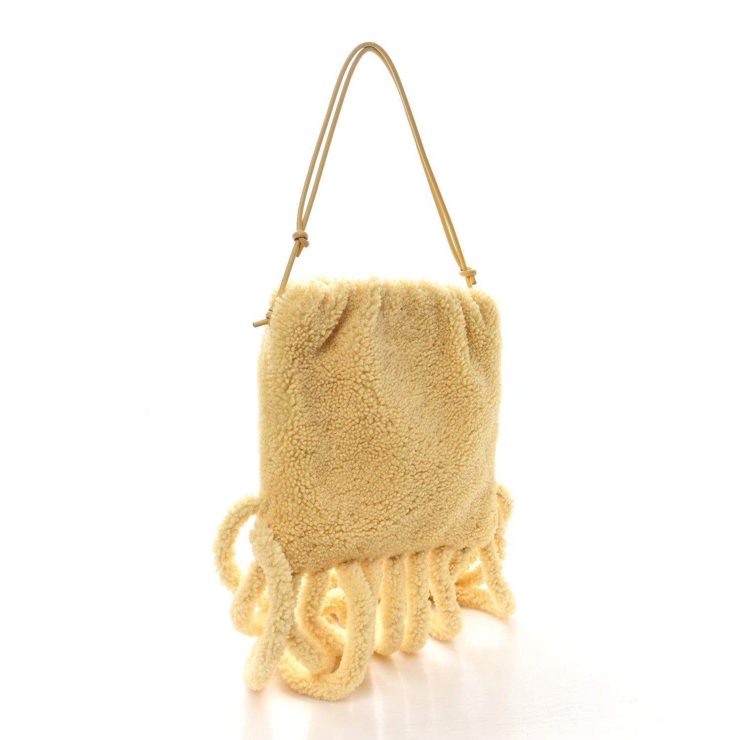 Bottega Veneta Shearling The Fringe Pouch Teddy 3 of 10