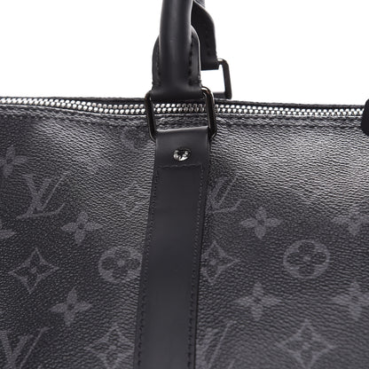 Louis Vuitton Monogram Eclipse Keepall Bandouliere 45 10 of 12