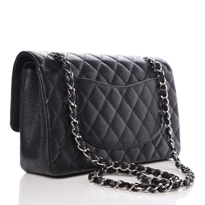 Chanel Caviar Quilted Medium Double Flap Black 3 of 9