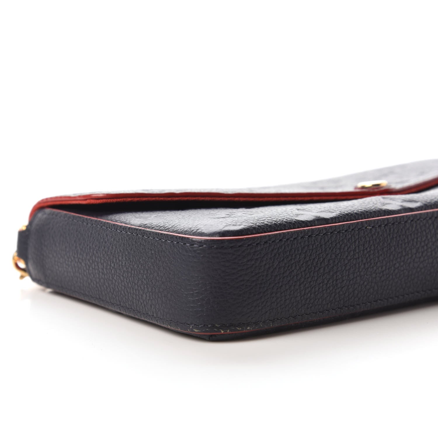 Louis Vuitton Empreinte Pochette Felicie Chain Wallet Marine Rouge 6 of 10