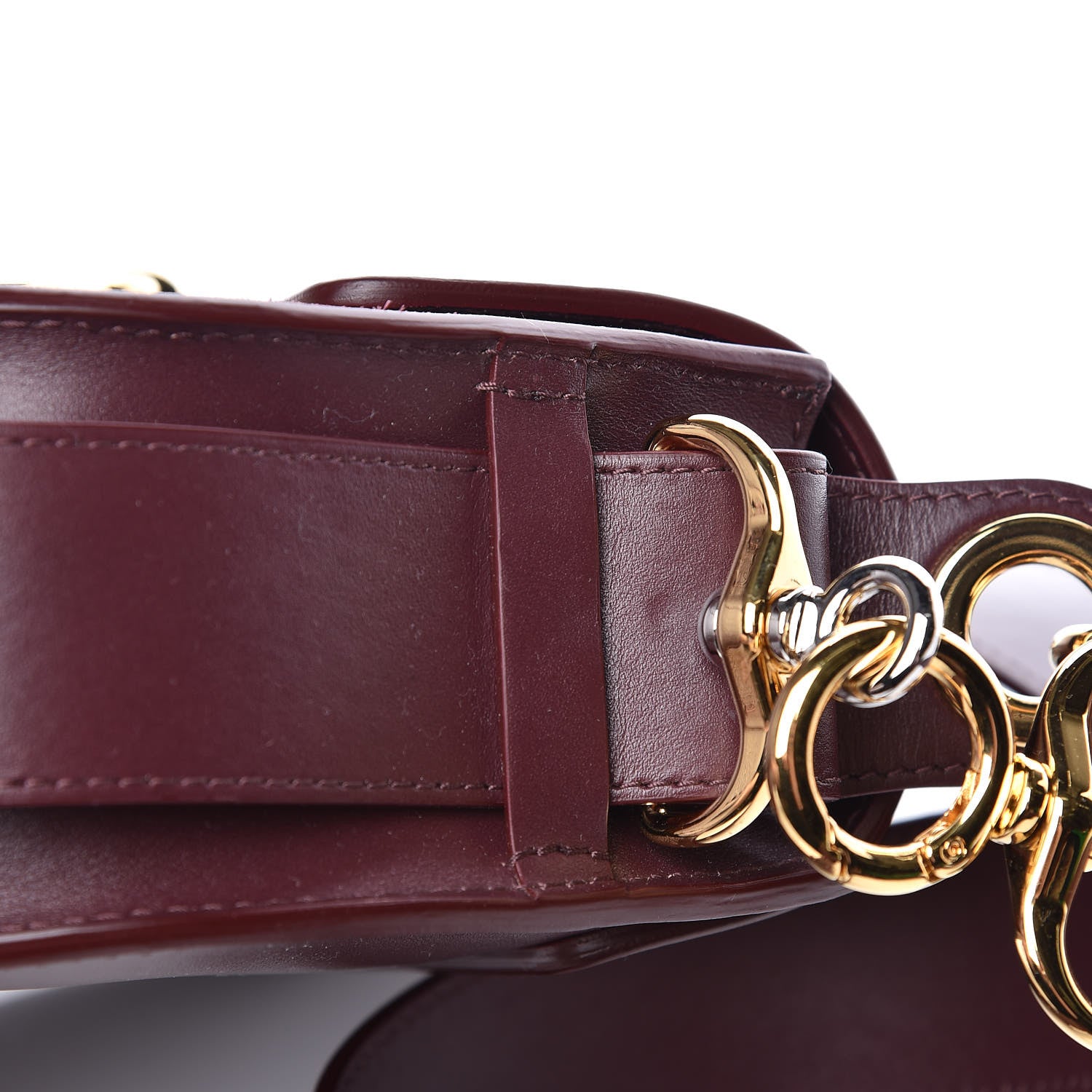 Chloe Calfskin Small Tess Bag Burnt Brown 11 of 12