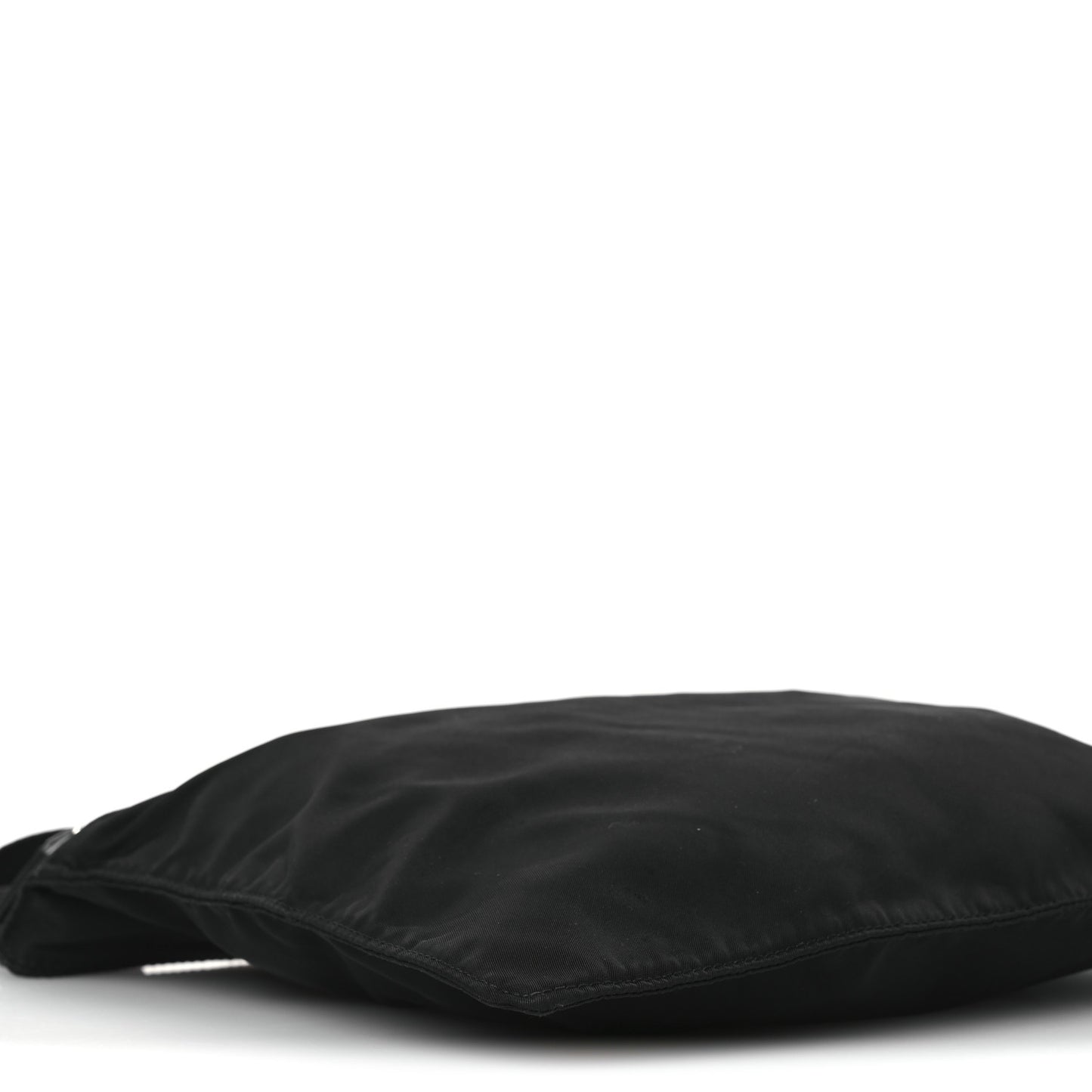 Nylon Vela Flat Messenger Bag Black