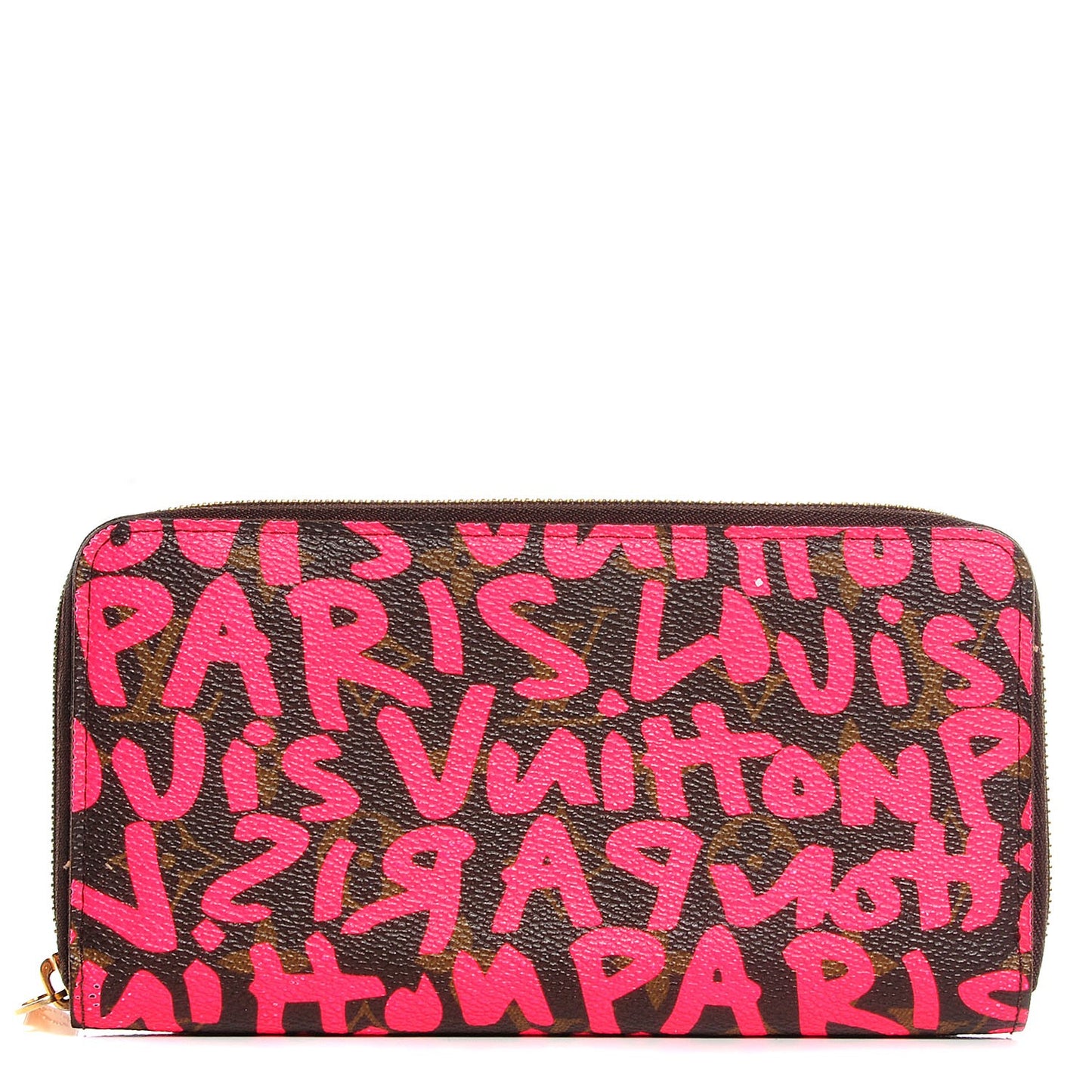 Monogram Graffiti Zippy Wallet Fuchsia