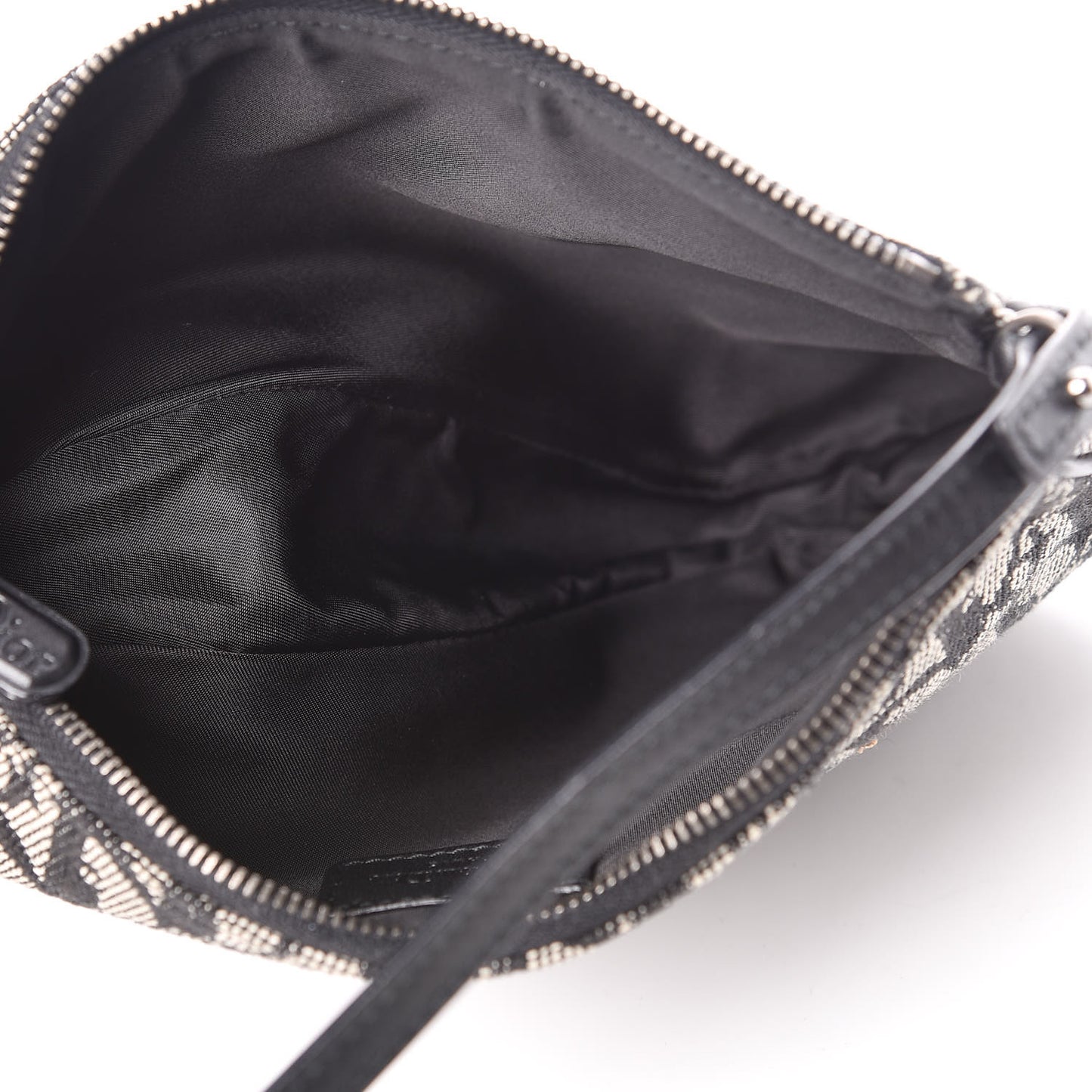 Monogram Mini Saddle Pochette Black