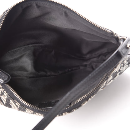 Christian Dior Monogram Mini Saddle Pochette Black 5 of 16