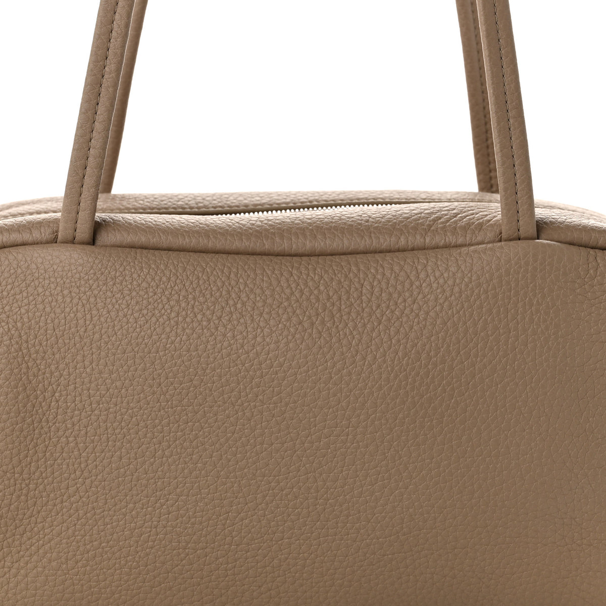 Grained Calfskin Astra Bag Dark Taupe