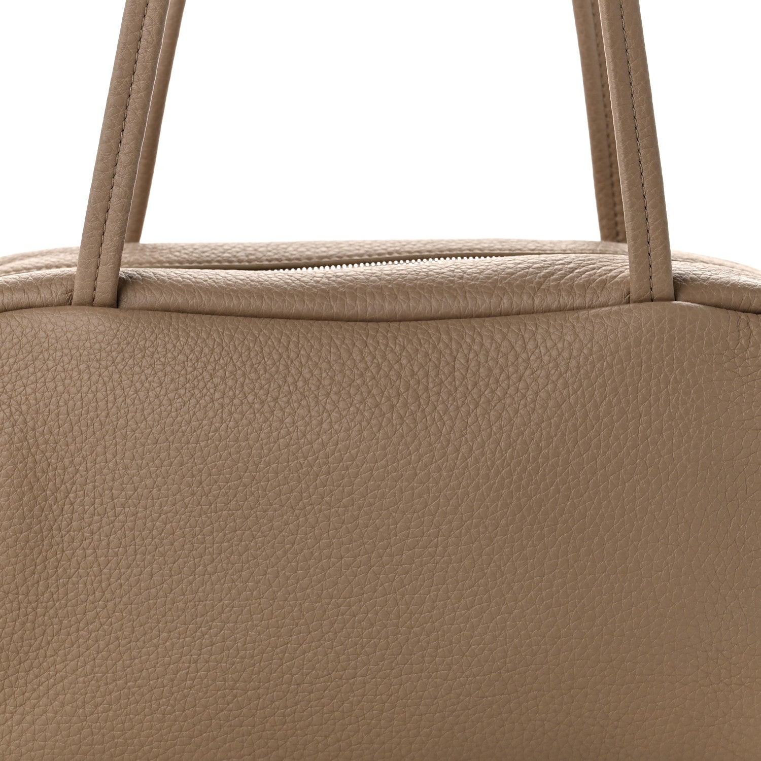 The Row Grained Calfskin Astra Bag Dark Taupe 7 of 9