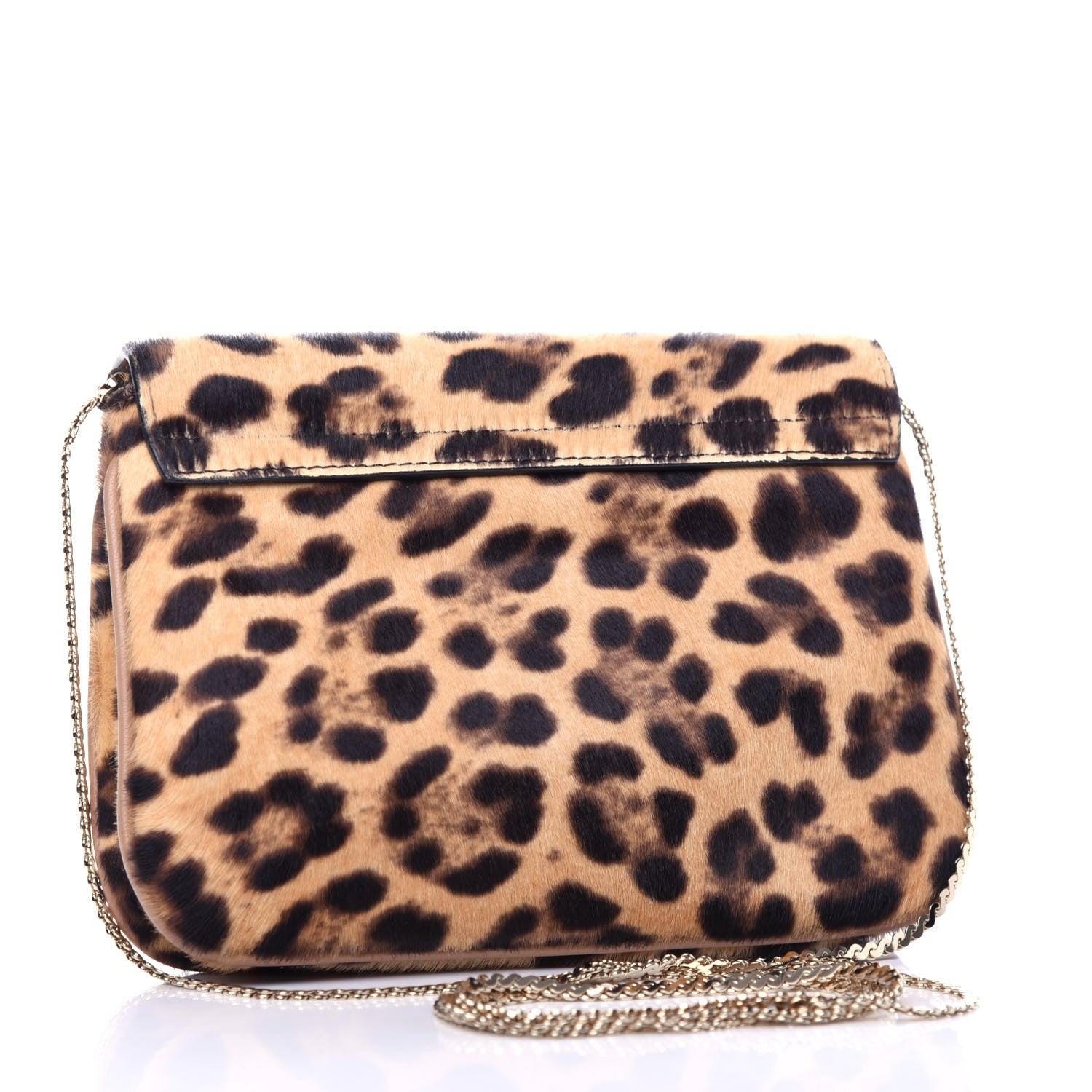 Valentino Garavani Leopard Print Calf Hair Rockstud Shoulder Bag 3 of 9