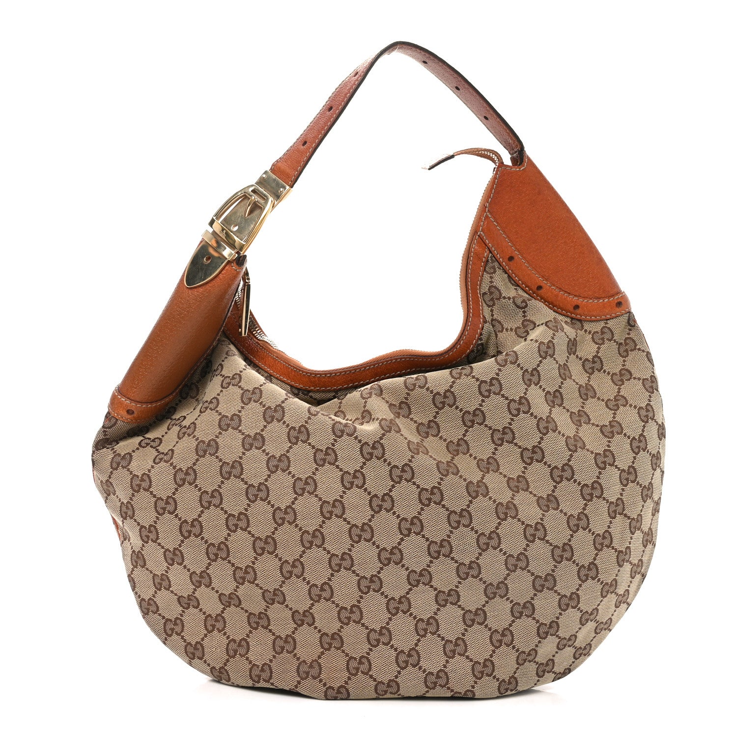 Gucci Monogram Glam Hobo Tan 1 of 10