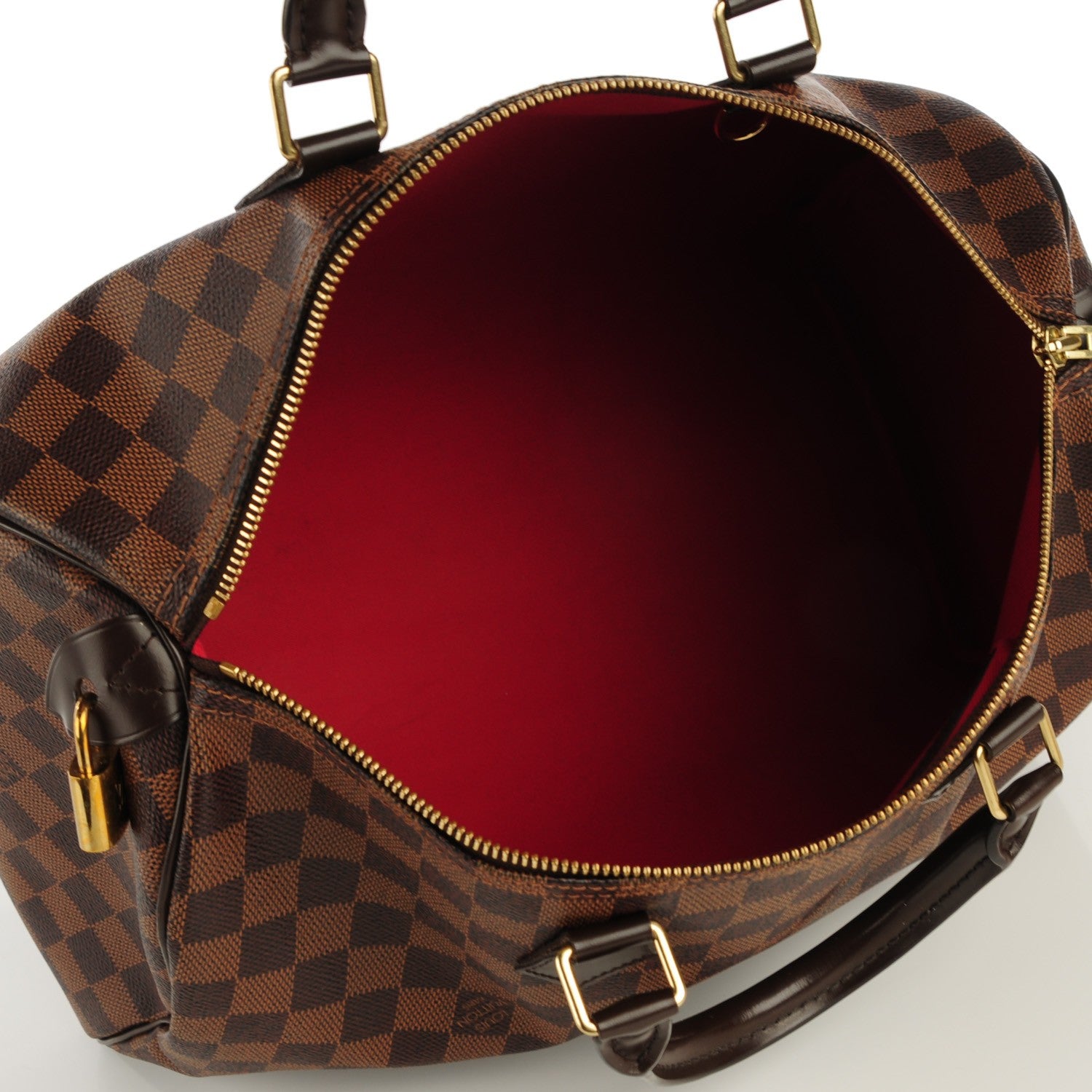 Louis Vuitton Damier Ebene Speedy 35 7 of 8