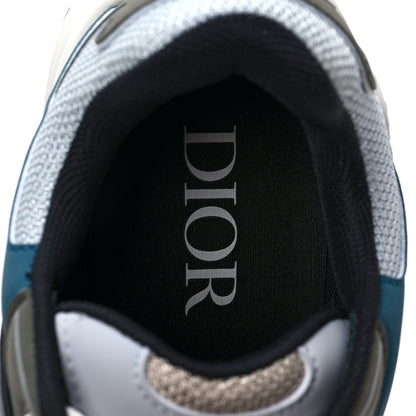 Christian Dior Technical Mesh Calfskin B30 Sneakers 39 White Blue 7 of 7