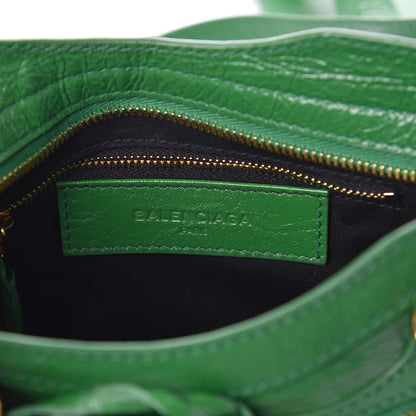 Balenciaga Agneau Giant 12 Gold Hardware Mini City Vert Trefle 6 of 9