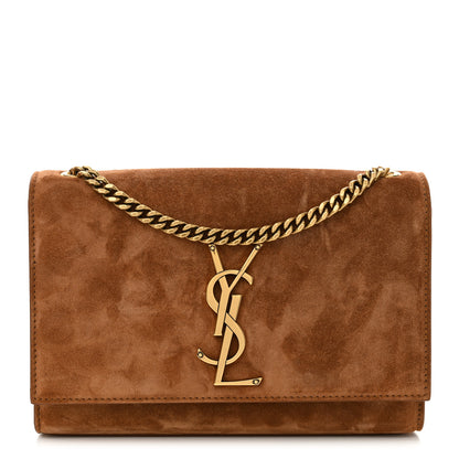 Saint Laurent Suede Small Monogram Kate Satchel Macaron 1 of 11