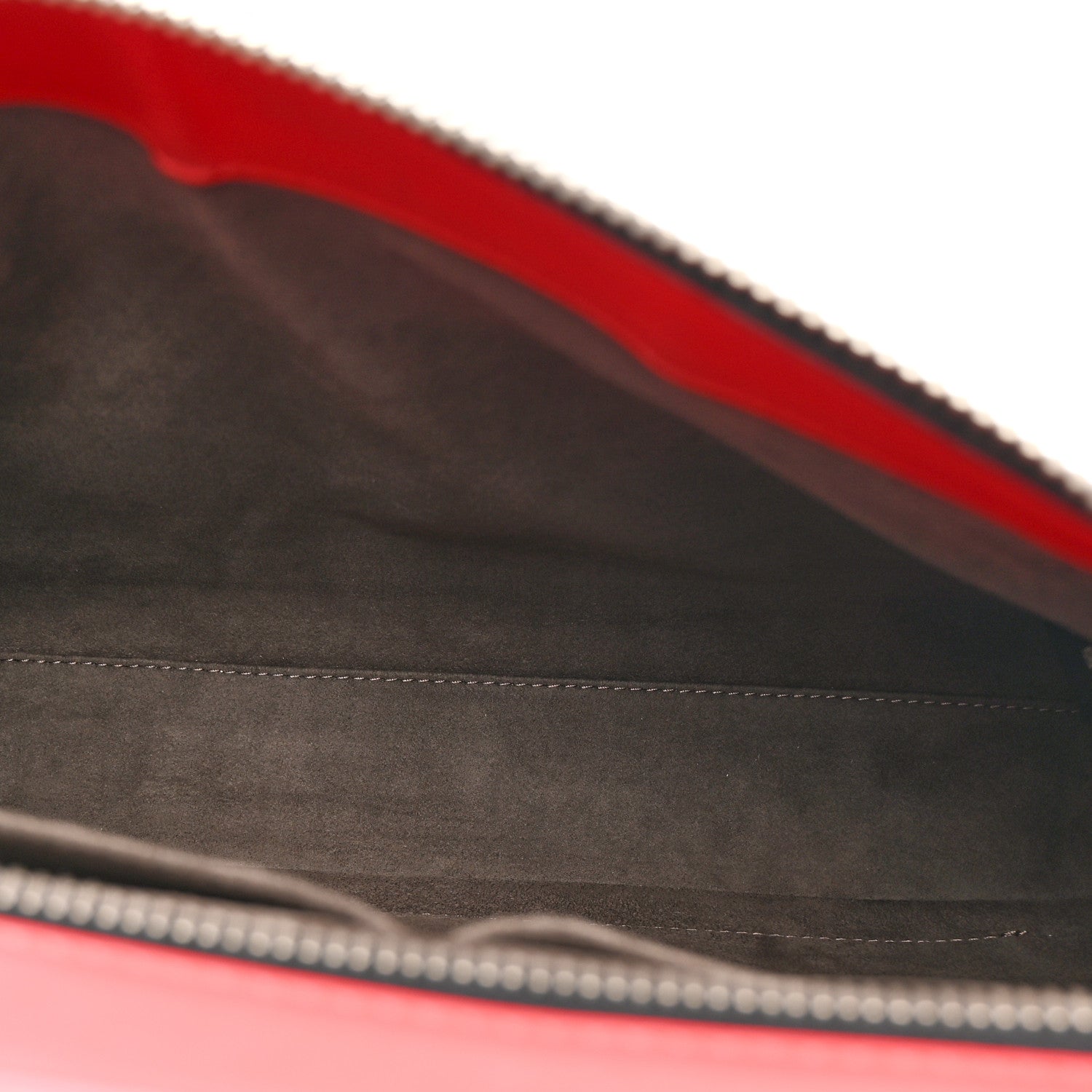 Fendi Vitello Baltico Dolce Shiny Nappa Lace Up DotCom Satchel Red 5 of 12