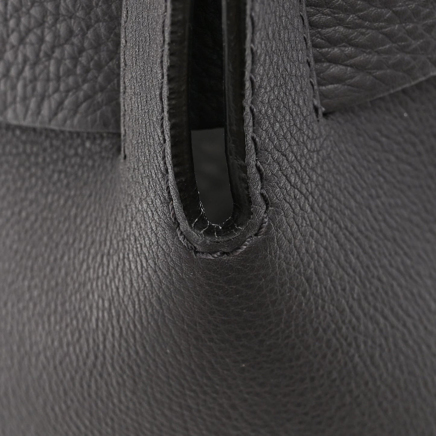 Marais Calfskin Large Belt Bag Charcoal Grey