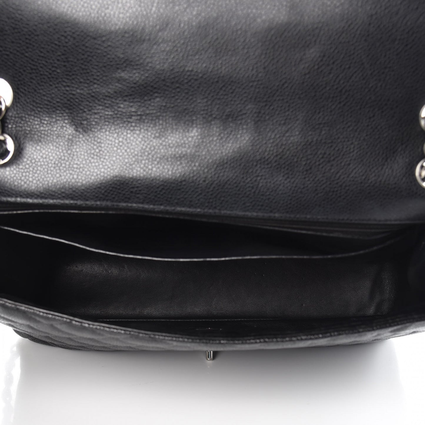Caviar Quilted Maxi Single Flap Black