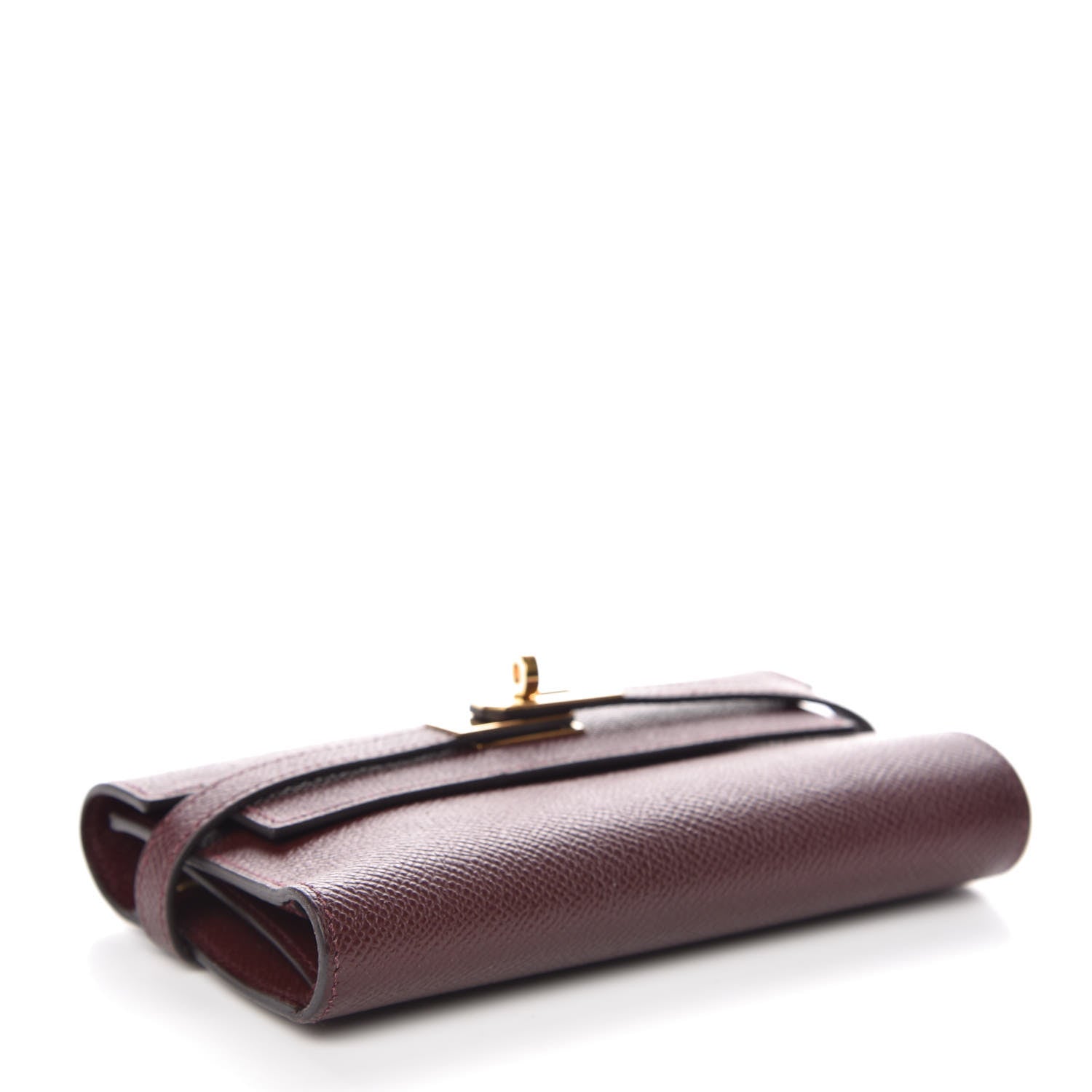 Hermes Epsom Medium Kelly Wallet Bordeaux 4 of 8