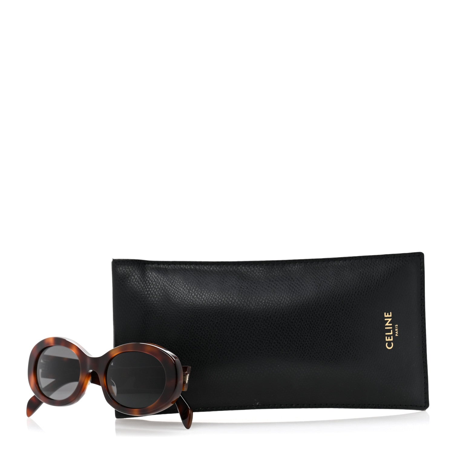 Celine Acetate Triomphe 01 Sunglasses CL 40194U Tortoise 9 of 9