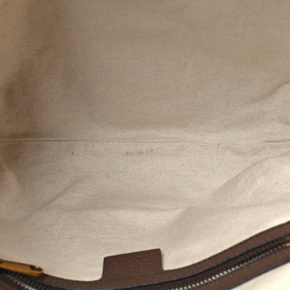 Gucci GG Supreme Monogram Web Small Ophidia Half Moon Hobo Brown Brown 5 of 10