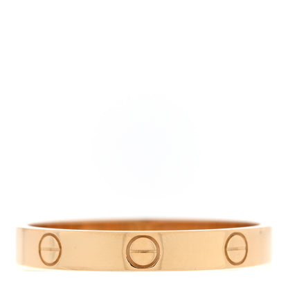 Cartier 18K Yellow Gold 3.5mm LOVE Wedding Band Ring 64 10.75 3 of 4