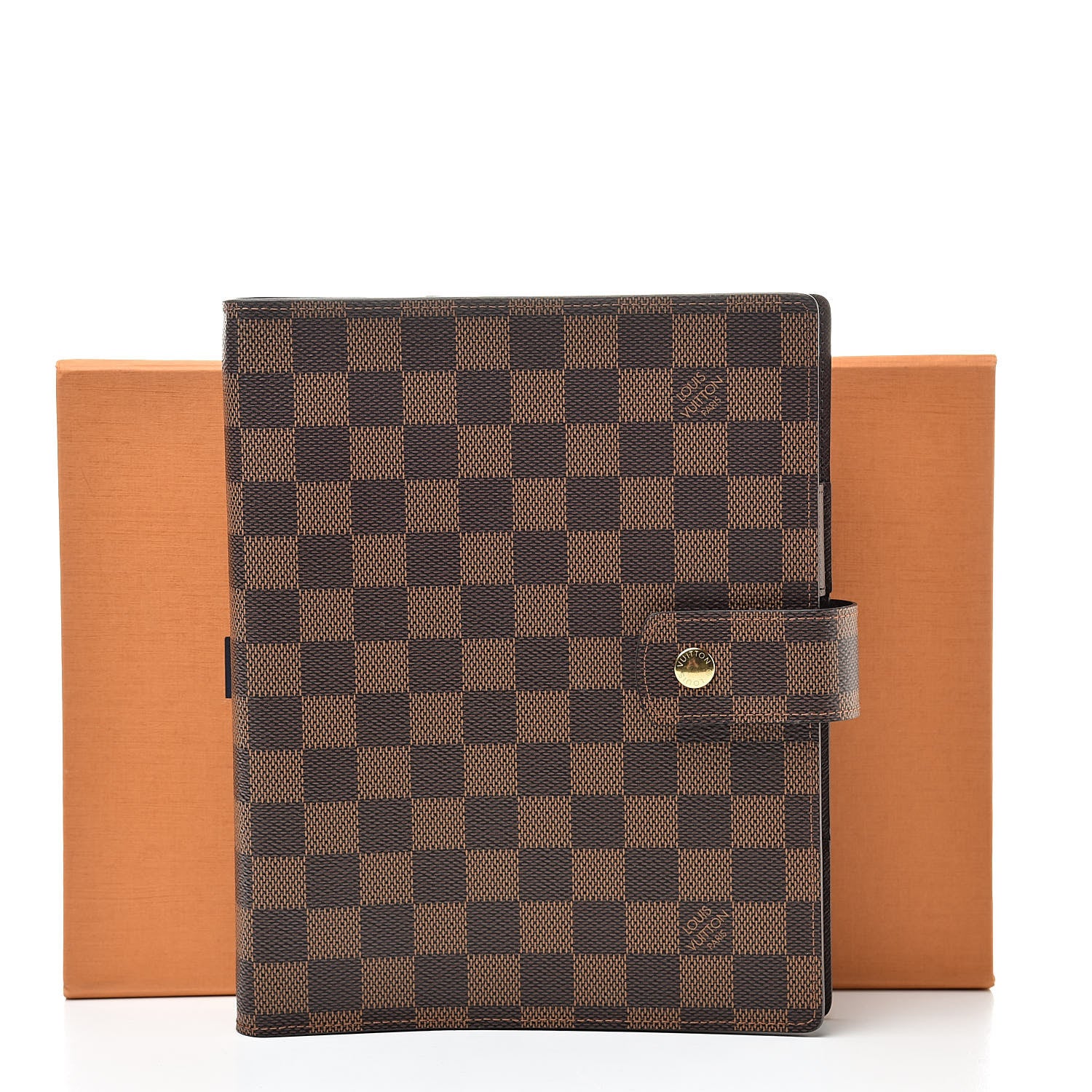Louis Vuitton Damier Ebene Large Ring Agenda Cover 9 of 9