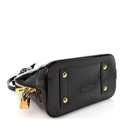 Louis Vuitton Vernis Alma BB Amarante 4 of 10