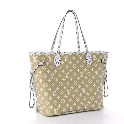 Louis Vuitton Monogram Giant Neverfull MM Kaki 3 of 10