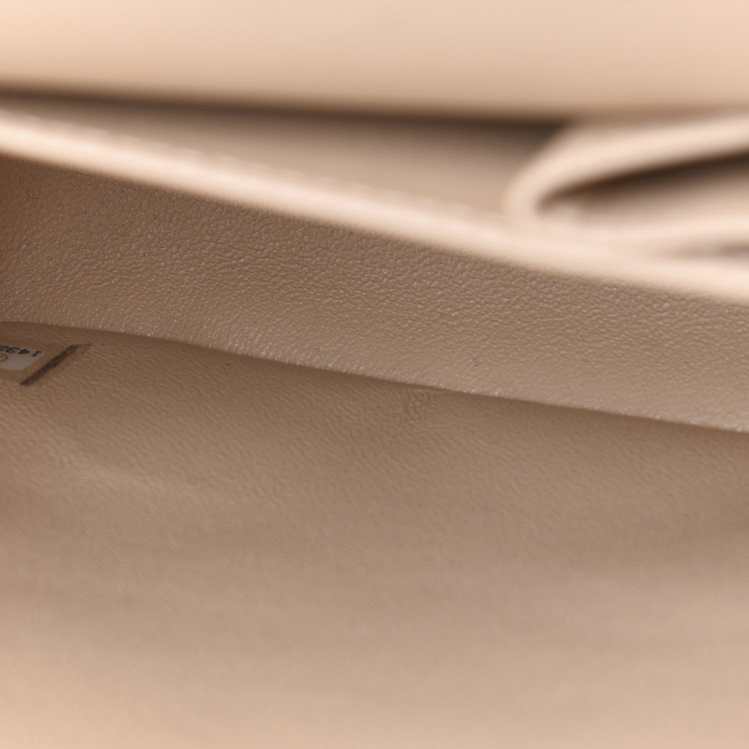 Chanel Lambskin Quilted Jumbo Double Flap Light Beige 8 of 11