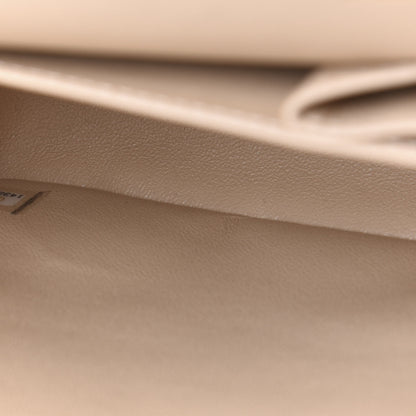 Chanel Lambskin Quilted Jumbo Double Flap Light Beige 8 of 11