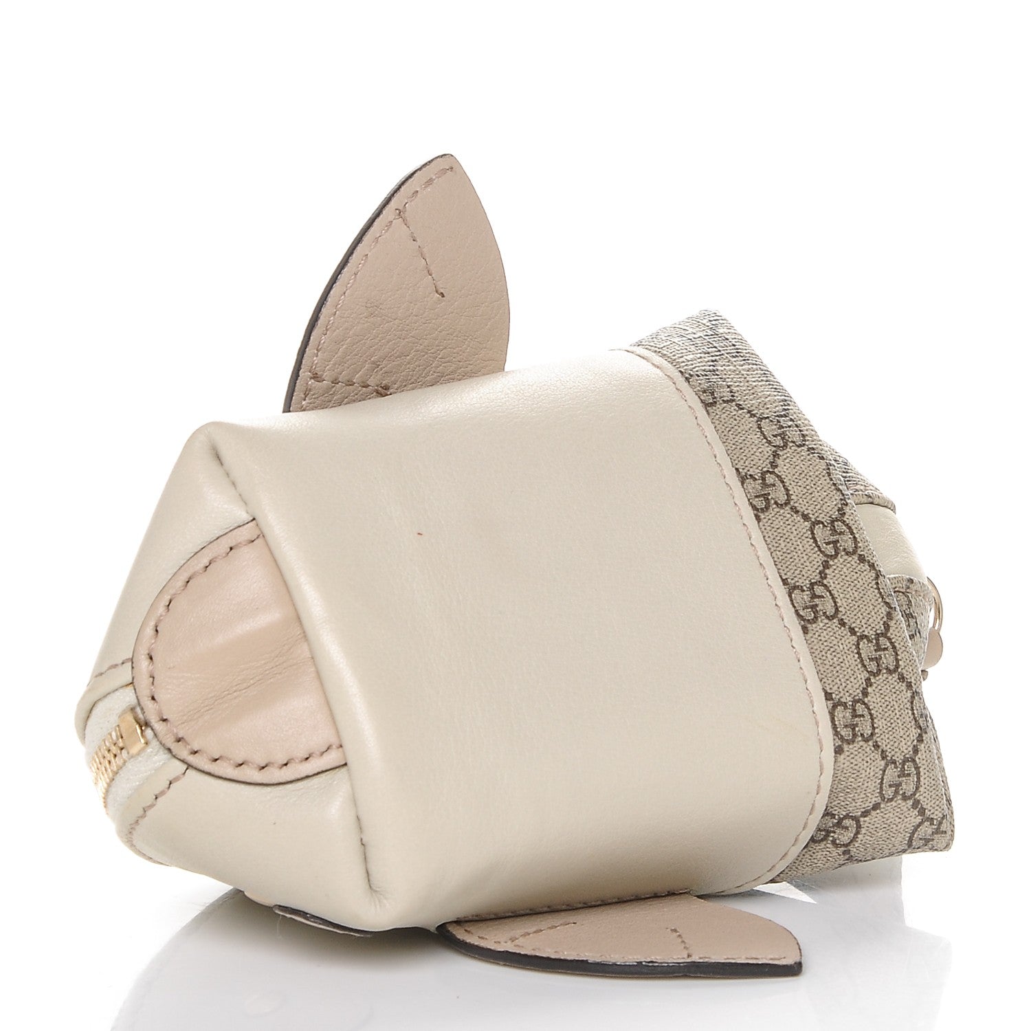 Gucci Monogram Fish Coin Purse Off White 5 of 8